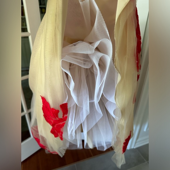 Jovani Gown - Prom or Homecoming, beautiful nude & red - Picture 7 of 13